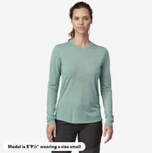 Women's Long-Sleeved Capilene Cool Merino Blend Shirt Women's Long-Sleeved Capilene Cool Merino Blend Shirt