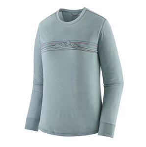 Women's Long-Sleeved Capilene Cool Merino Blend Graphic Shirt