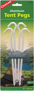 Aluminum Tent Pegs 7" 4Pack