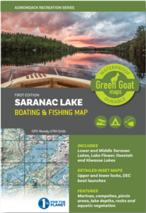 Saranac Lake Boating & Fishing Map Saranac Lake Boating & Fishing Map
