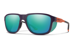 Embark Sunglasses Matte Purple Cinder Hi Viz + ChromaPop Polarized Opal Mirror Lens