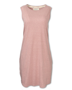 Women's Striped Knit Hemp Tank Dress