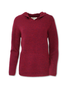 Women's Mohair Blend Sweater Hoodie Women's Mohair Blend Sweater Hoodie