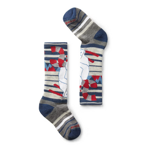 Kid's Wintersport Full Cushion Yeti Pattern OTC Socks