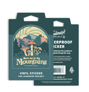 Meet Me In The Mountains Sticker