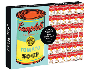 Andy Warhol Soup Can Double-Sided 500 Piece Jigsaw Puzzle