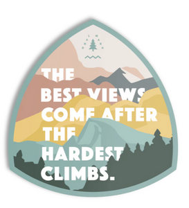 Hardest Climb Sticker