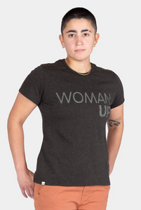 Women's GO TO "Woman Up" Graphic Work Tee