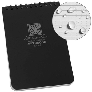 Top Spiral Book  - Black - 4x6