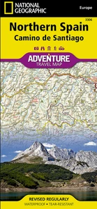Northern Spain: Camino De Santiago Map 3306