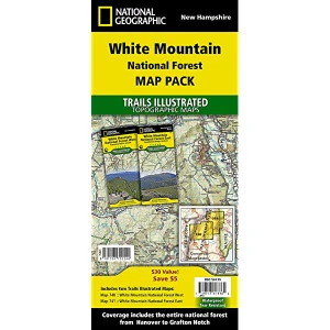 National Geographic White Mountain National Forest Map Pack