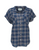 Women's Drop Shoulder Plaid Shirt 