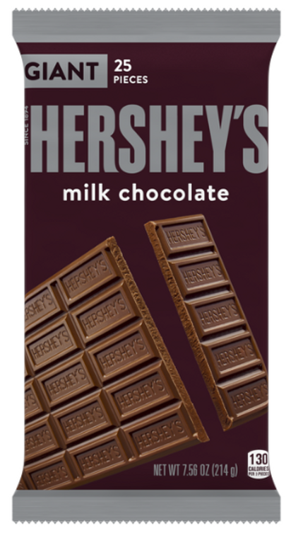 Giant Hershey Milk Chocolate Bar