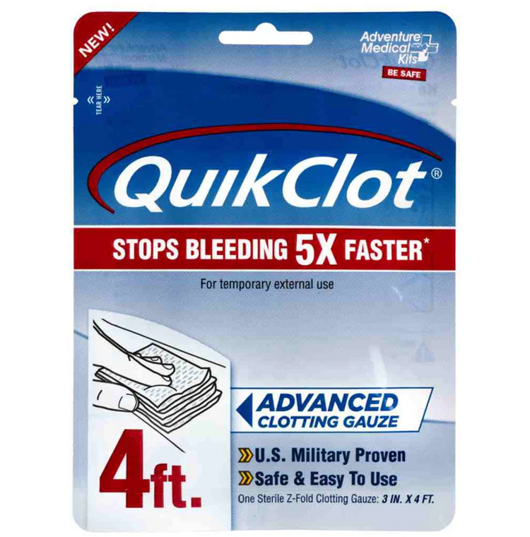 QuikClot Gauze 3" X 4'