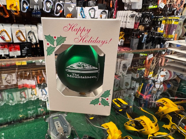 Mountaineer Ornament - Green
