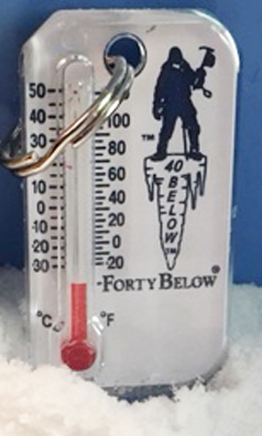 40 Below Thermometer