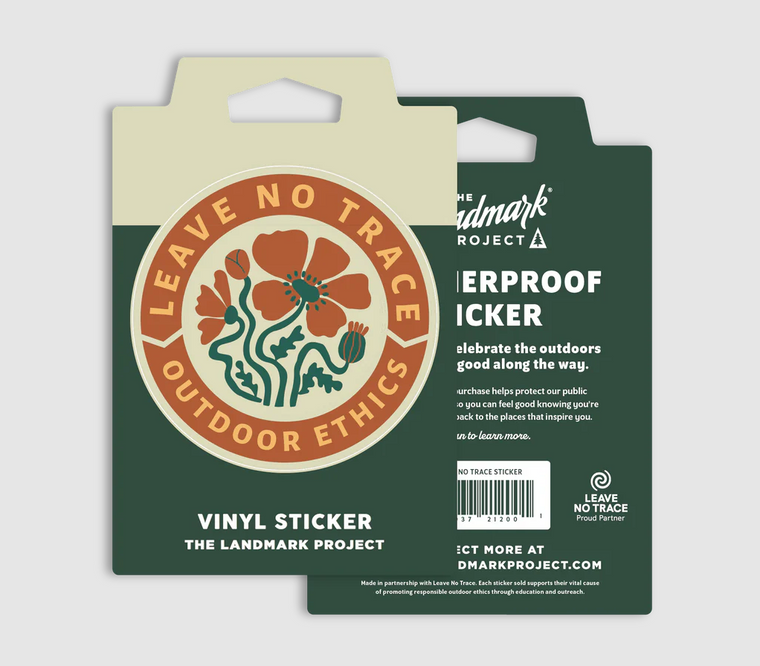 Leave No Trace Outdoor Ethics Sticker