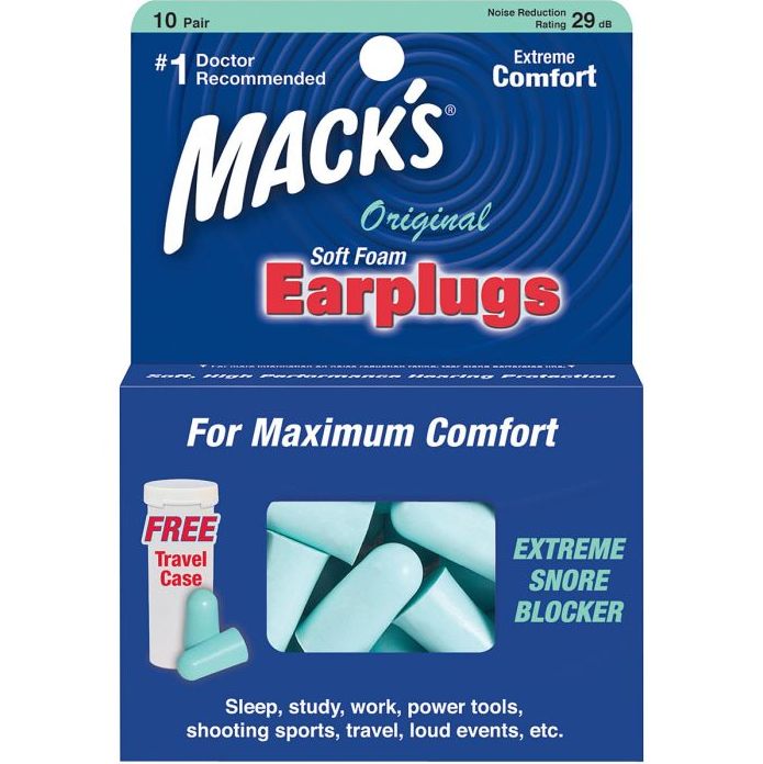 Mack's Original Earplugs 10 Pairs