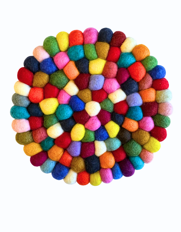DC Felt Wool Ball Trivet/Mat
