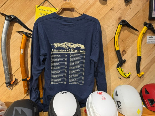 46 High Peaks Checklist Port & Co Long Sleeve Core Blend T-Shirt