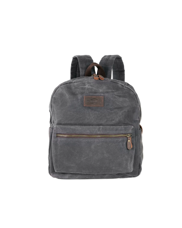 Small Waxed Canvas Backpack