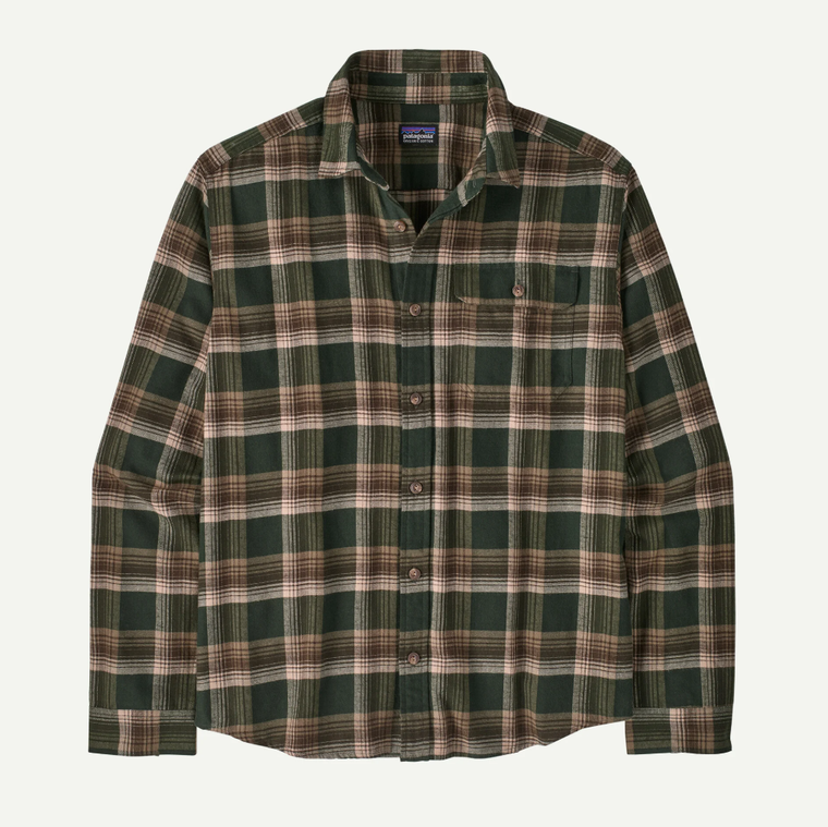 Men's Long-Sleeved Lightweight Fjord Flannel Shirt