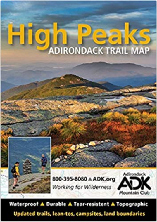 High Peaks: Adirondack Trail Map 