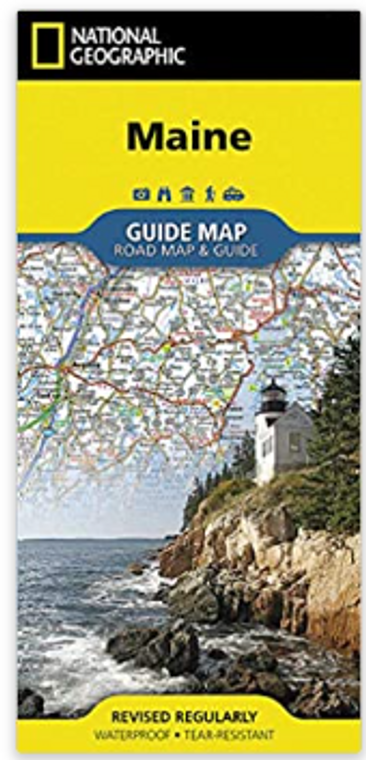Maine National Geographic Map
