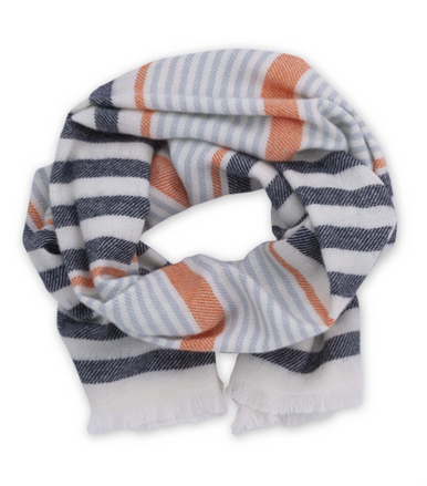 sloane scarf lace up flat