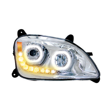 PETERBILT 587/ 579 2012-21 LED HEADLIGHT W/ HALO & SEQUENTIAL TURN