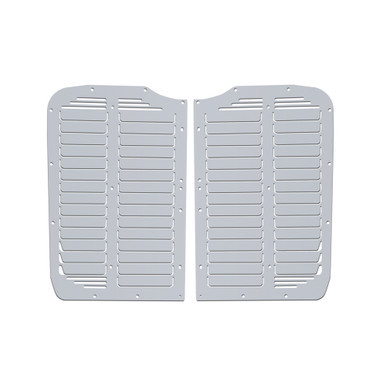 STAINLESS STEEL LOUVERED GRILLE INSERT FOR PETERBILT 384/386/387