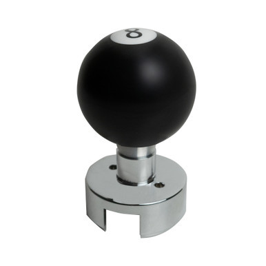 CHROME EIGHT BALL GEARSHIFT KNOB - 13/15/18 SPEED