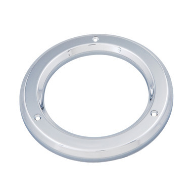 4" CHROME LIGHT BEZEL