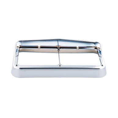 RECTANGULAR DUAL HEADLIGHT BEZEL W/ VISOR