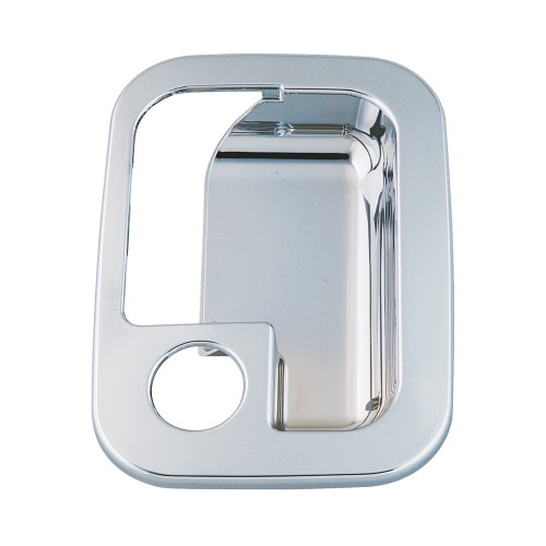 CHROME EXTERIOR DOOR HANDLE COVER FOR PETERBILT & KENWORTH 2005+
