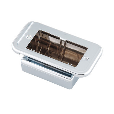 CHROME ASH TRAY TRIM FOR PETERBILT & FREIGHTLINER