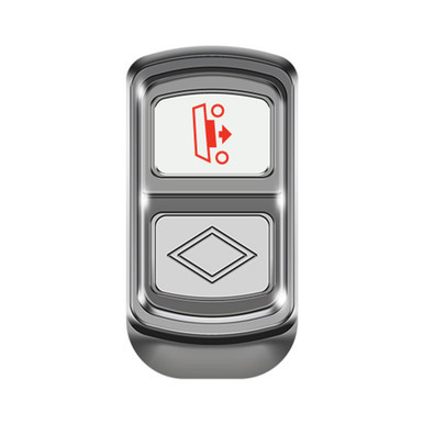 CHROME "SUSPENSION DUMP" ROCKER SWITCH COVER SET FOR PETERBILT 2006+