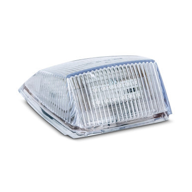 36 LED SQUARE CAB LIGHT - AMBER LED/CLEAR LENS