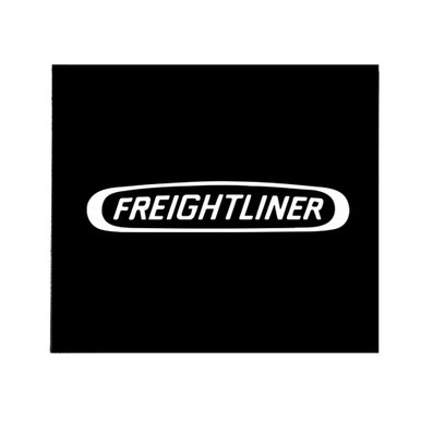 16" x 14" FREIGHTLINER LOGO MUD FLAP - WHITE