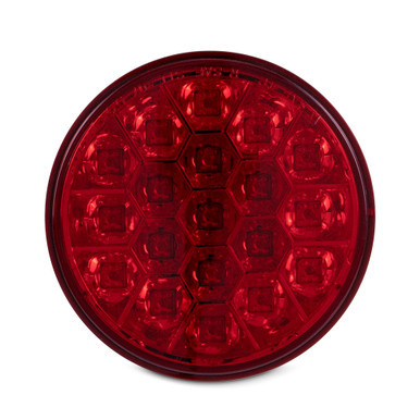 4″ ROUND BEEHIVE STYLE LIGHT W/ 19 DIODES – RED