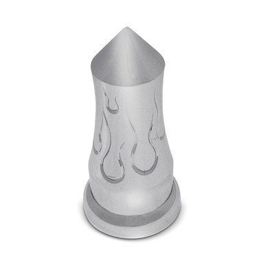 33mm TALL FLAME LUG NUT COVER PUSH ON