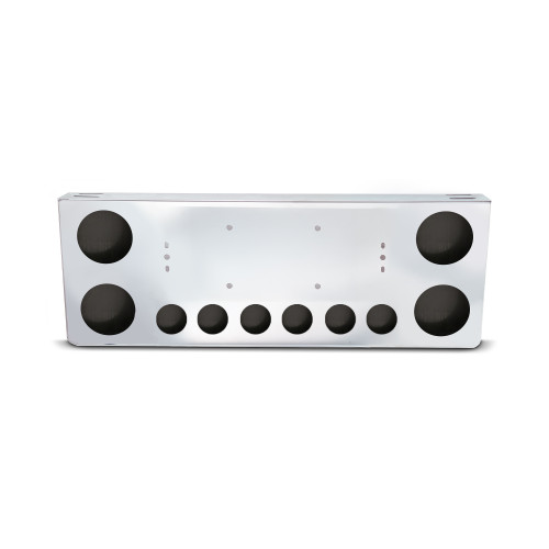 REAR CENTER PANEL W/ 4 - 4" & 6 - 2" LIGHT HOLES