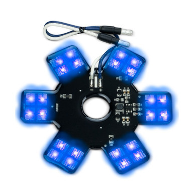5" STAR LED FOR AIR BREATHERS - BLUE