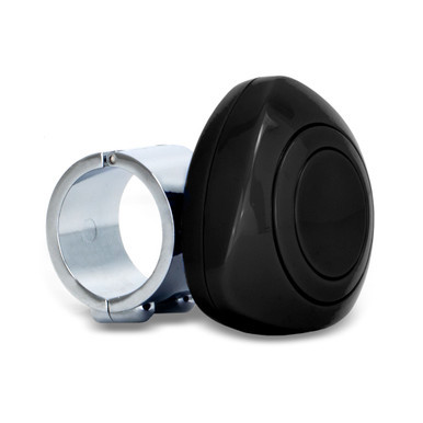 PLASTIC STEERING WHEEL SPINNER KNOB - BLACK