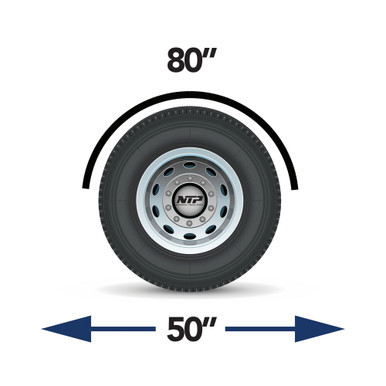 80" SMOOTH SINGLE AXLE FENDERS ROLLED EDGE - 14 GAUGE