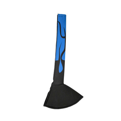 30" SHIFTER BOOT COVER - BLUE FLAME