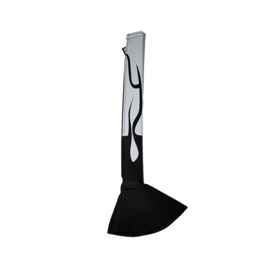 30" SHIFTER BOOT COVER - GRAY FLAME