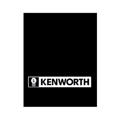 24" x 30" KW LOGO MUD FLAP - WHITE