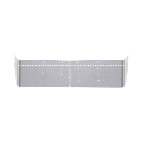 16" DROP VISOR W/ 44 - 3/4" LIGHT HOLES FOR FREIGHTLINER CENTURY & COLUMBIA 2004+ - 3 BOLT SIDE