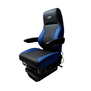POWER SEAT W/ ARM RESTS- BLACK & BLUE